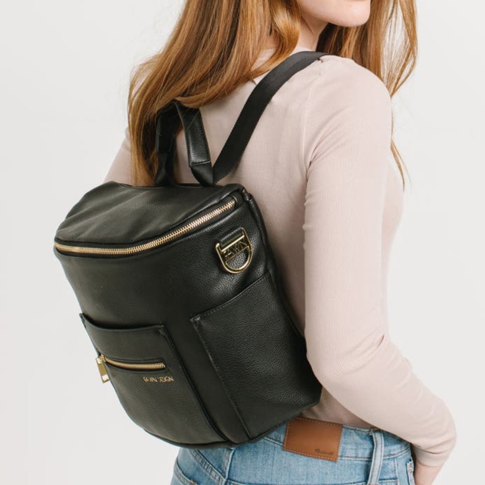 Fawn Design Mini Convertible Faux Leather Bag